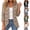 Khaki, variant on Fall Jackets For Women Trendy Work Open Front Ruffle Lapel Long Sleeve Outerwear Cardigan Lightweight Office Jacket