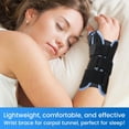 thumbnail image 4 of Velpeau Wrist Brace with Thumb Spica Splint for De Quervain's Tenosynovitis, Carpal Tunnel Pain, Stabilizer for Tendonitis, Arthritis, Sprains & Fracture Forearm Support Cast (Regular, Left Hand -L), 4 of 7
