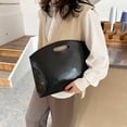 thumbnail image 1 of Bolsos Para Mujer Bolsos Para Mujer Bolsos retro para mujer Bolso para computadora portátil Maletín de cuero de PU Tote de oficina (Negro), 1 of 5