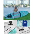 thumbnail image 3 of 10'6" Inflatable Stand Up Paddle Board for Adults, Non-Slip EVA, Camera Mount, LAKEFOAM, 3 of 10