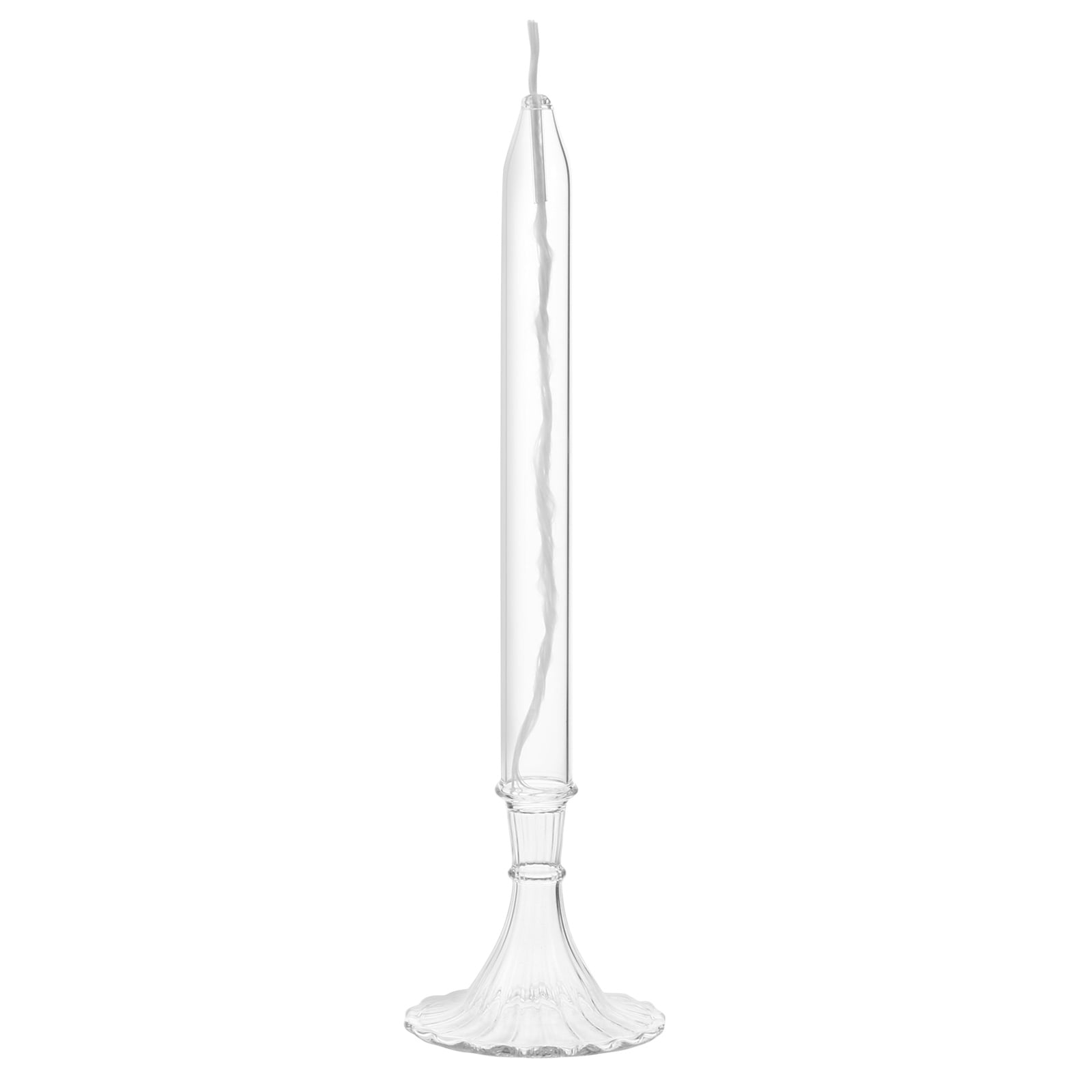 OUNONA Oil Glass Lamp Candle Pipe Candles Burner Shabbat Burning Paraffin Liquid Holders Lamps