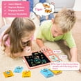 thumbnail image 4 of Richgv 2 in 1 Talking Flash Cards with LCD Writing Tablet for Kids, Educational Preschool Montessori Learning Toys for Toddlers, Drawing Board with Reading Machine for Autism Speech Therapy, 4 of 10