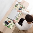 thumbnail image 3 of Long Mouse Pads for Desk,Beige Cartoon Dinosaurs Volcanoes Cacti Desk Mats on Top Of Desks, Desk Mouse Pad Extra Large with 3mm Non-Slip Base and Stitched Edge for Gaming,Work,Home 31.5"x11.8", 3 of 5