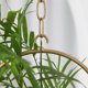 thumbnail image 5 of Nórdico Creativo Hierro Forjado Cesta Maceta Rábano Verde Suculento Balcón Interior Maceta (oro S), 5 of 9