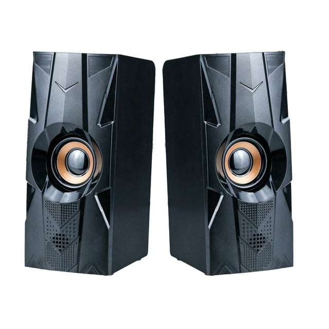 Wired Speaker System With No Delay Plug And Play Surround Sound For Home Theater And Computer Use