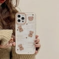 thumbnail image 3 of Cute Cartoon Muppets Bear Clear Soft Phone Case Compatible with iPhone Case (iPhone 15 Pro,Brown), 3 of 6