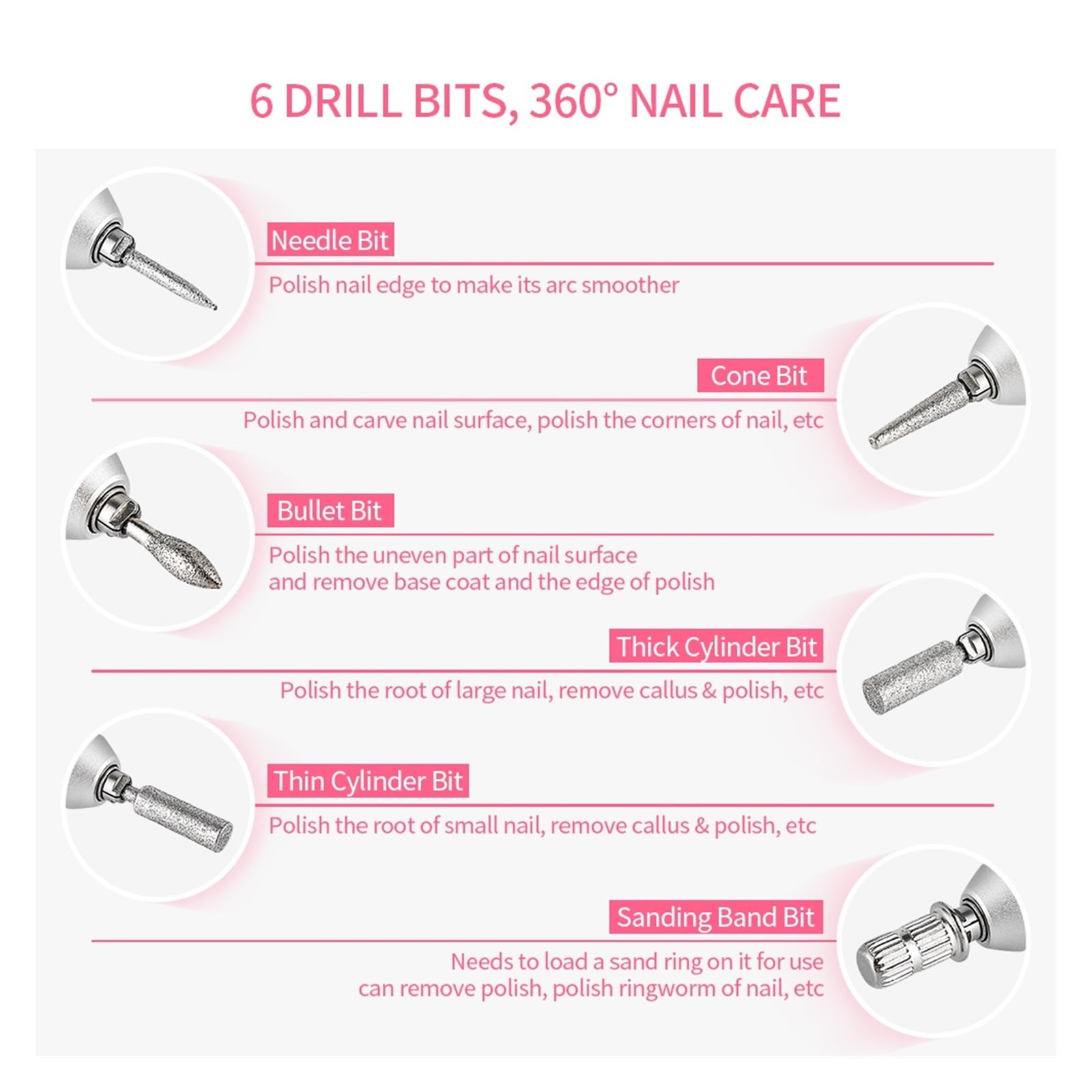 35000RPM Wireless Nail Drill Machine Portable Nail Master Fast Nail Removal Strong Manicure Pedicure Polishing Milling Cutter ,Lightweight and Portable