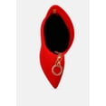 thumbnail image 4 of Bobbettes Block Heeled Microfiber Ankle Boot, 4 of 11