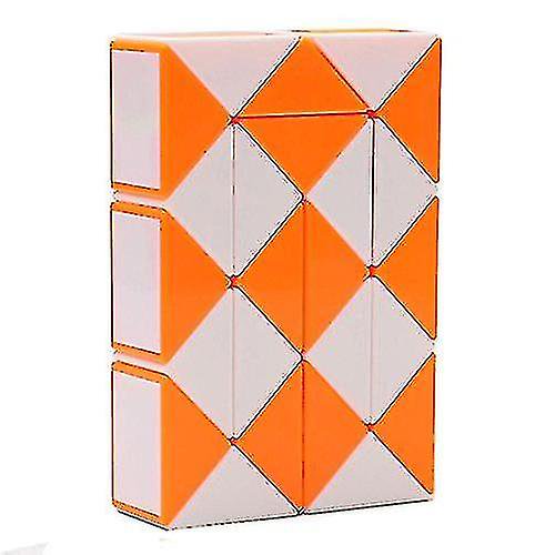 Magic Snake Twist Puzzle Twisty Toy Collection 24 Wedges Magic Ruler