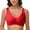 Red, variant on Honeylove Bra Women's Comfortable And Sexy Transparent Shoulder Strap Cordless Backless Spongeless With Convertible Shoulder Straps-White,XL