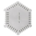 thumbnail image 2 of Stainless Steel Hexagon Wet Film Comb Gauge Paint Wet Film Width Measuring Instruments High Precision25-3000Um, 2 of 9