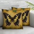 thumbnail image 3 of GOSMITH  Vintage Butterfly Throw Pillow Covers Modern Butterflies Pattern Decorative Square Flower Print Cushion Pillowcases for Couch Sofa Home Living Room Car Decor, 3 of 5