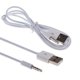 thumbnail image 5 of Cable USB macho a AUX macho 2 pcs Conector de sonido Auxiliar a USB 2.0 Cable de Datos Carga Fanmusic Cable USB macho a AUX macho, 5 of 6