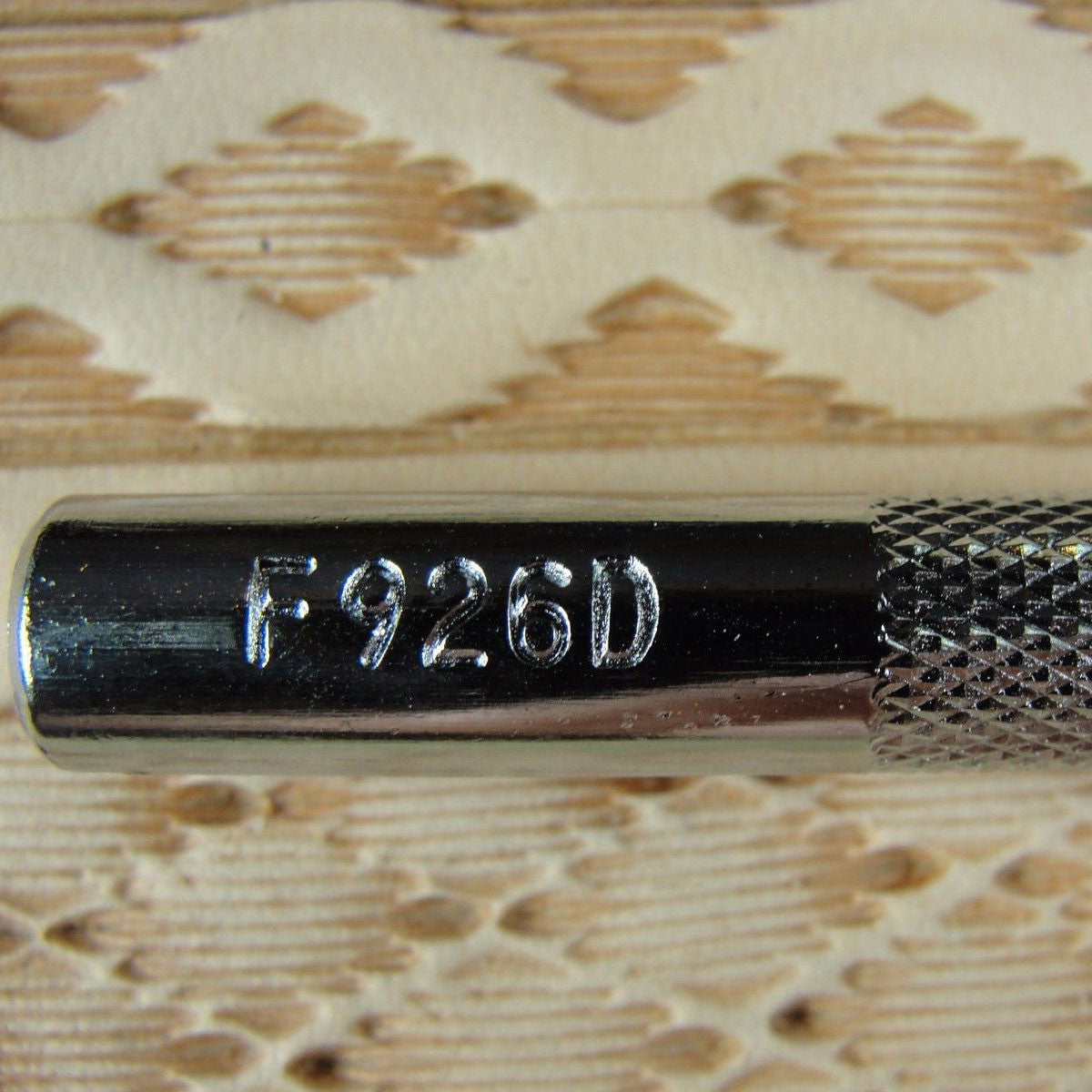Leather Stamping Tool Craft Japan #F926D Diamond Geometric Stamp