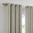 thumbnail image 4 of SUNSHIELD SIGNATURE Colton 100% Blackout Curtains for Living Rooms, Single Curtain Grommet, 50” x 95”, Linen, 4 of 7