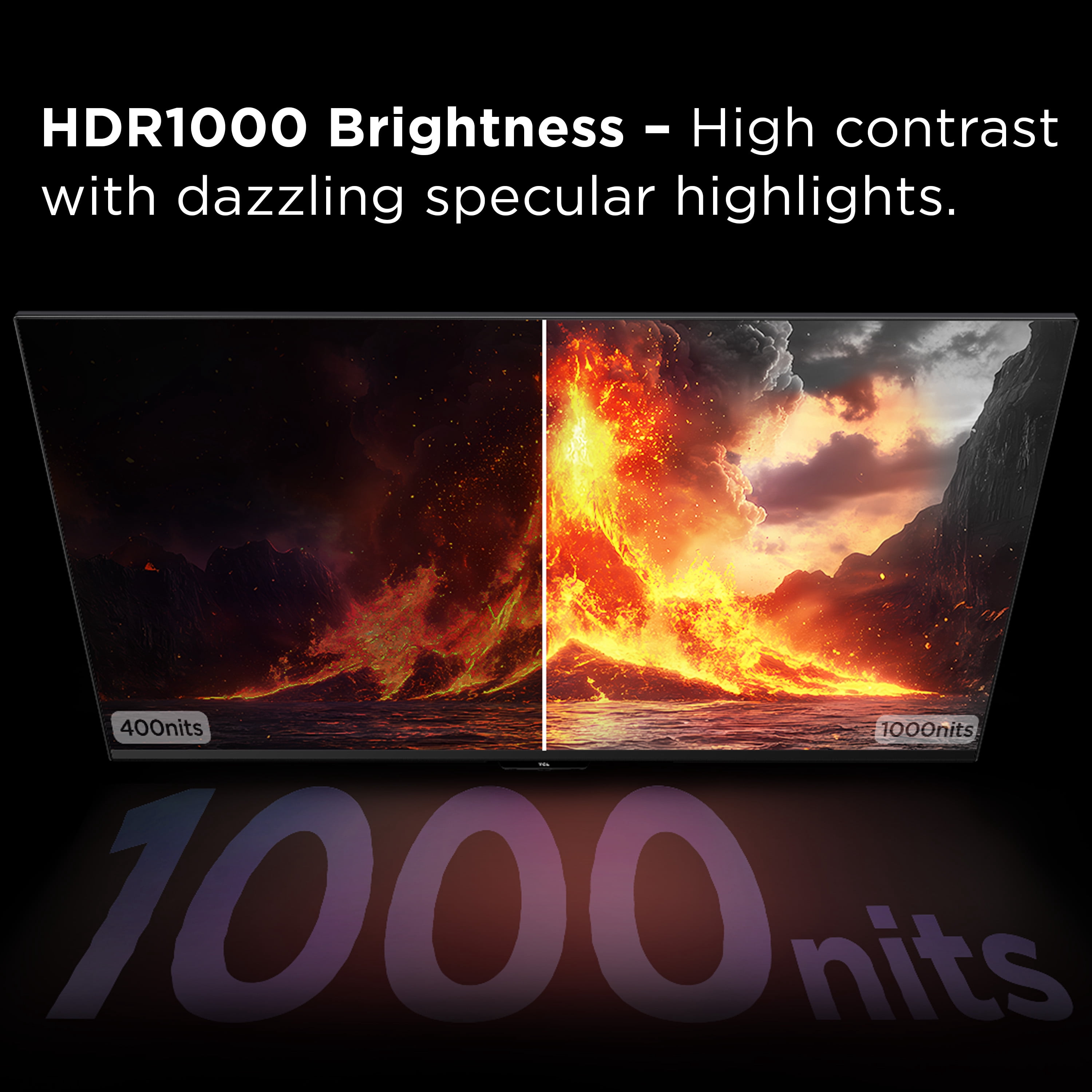 TCL 27” R94 Series 4K UHD HDR QD-Mini LED Gaming Monitor, 165Hz Refresh Rate, LD2304 Precise Dimming Series, HDR1400 Brightness, 1ms, AMD FreeSync Premium (NEW, 2025) - 27R94