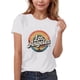 thumbnail image 2 of Camiseta estampada de manga corta para niños, cuello redondo, manga corta, informal, versátil, para niñas, top de poliéster, 2 of 5