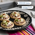 thumbnail image 3 of Vajilla 12 Piezas de Cerámica para 4 Personas Color Negro Chefmaker Mex para Fiestas Patrias, 3 of 10