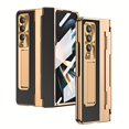 thumbnail image 2 of Suitable For Samsung Z Fold4/5 Mobile Phone Case, Electroplated Cellulose Fold3 Flat, 2 of 5