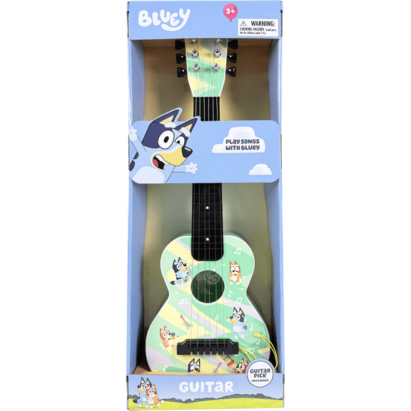 20" Bluey Guitar w/ Pick - Sisters