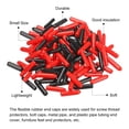 thumbnail image 4 of Unique Bargains 120pcs Rubber End Caps Cover Assortment 2mm Screw Thread Protector for Screw Bolt Black Red, 4 of 5