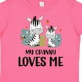 thumbnail image 4 of Inktastic Zebra My Granny Loves Me Boys or Girls Toddler T-Shirt, 4 of 5
