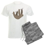 CafePress - Sloth Men's Light Pajamas - Men's Light Loose Fit Cotton Pajama Set