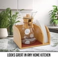 thumbnail image 2 of HEXNUB – Organizer Stand, Compatible with Chemex Coffee Makers, Fits Collar and Handle Carafes, Fits Bodum and Coffee Gator, Holds Coffee Maker and Filters, Silicone Dripper Mat, C, 2 of 5