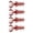 Red, variant on CEORPER 10cm 10g Soft Lure Baits Crawfish Lures Shrimp Baits Pack of 4