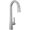 Lumicoat Arctic Stainless, variant on Delta 9991-Pr-Dst Monrovia 1.8 GPM Single Hole Pull Down Bar/Prep Faucet - Matte Black /