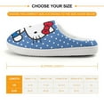 thumbnail image 2 of Kids Slippers Hello Kitty House Slippers Warm Soft Plush Slipper Anti-Slip Winter Fluffy House Shoes for Boys Girls, 2 of 7