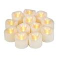 thumbnail image 1 of MesaSe Flameless LED Battery Tealight Candles with Timer Realistic Flickering Battery Operated Tea Light Candles Size-1.5”(D)x1.5”(H) with Long Lasting Batteries Included 12-Pack, 1 of 5