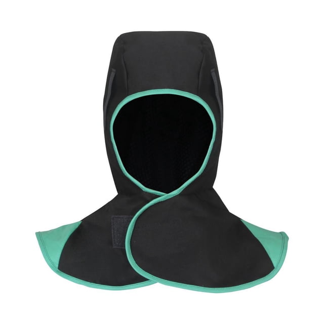 Capucha de soldadura, casco ignífugo con protector de cuello, transpirable, lavable y reutilizable.