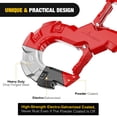 thumbnail image 4 of Nilight Quick Release S-Tow Shackle Hook – Heavy Duty Off-Road Recovery Hook, Fits Winch Rope & Recovery Strap, 11,000 LBS Working Load, for Jeep, SUV, ATV, Trailers, Forged Steel, Red, 4 of 6