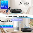 thumbnail image 4 of DEBGFS Portable CD Player BT Rechargeable CD Player With Dual Speakers And Headphones  Small CD Player For Car Plug In With Anti-Skip Protection  CD/USB/BT Playable  BT Transmitting,Black, 4 of 7