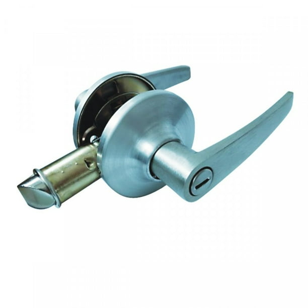 mobile home door lever lock/privacy model/ STAINLESS STEEL