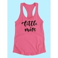 thumbnail image 3 of Little Miss Racerback Tank Women -Image by Shutterstock, Female Small, 3 of 4