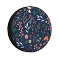 thumbnail image 1 of Balery Colorful Flowers Cubiertas para Neumáticos - Protector Resistente para Neumáticos de Camioneta, SUV, Remolque, Camper y RV-17 inch, 1 of 6