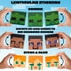 thumbnail image 3 of Pegatinas Minecraft 3D para niños, paquete de 5, con licencia oficial, 3 of 6