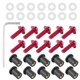 thumbnail image 2 of de parabrisas, pantalla 10pcs Motocicleta Parabrisas Pernos Tuercas Arandelas Universal Moto Carenado Kit de montajeRojoLandVehicles Fyydes Descripción de la referencia, 2 of 6