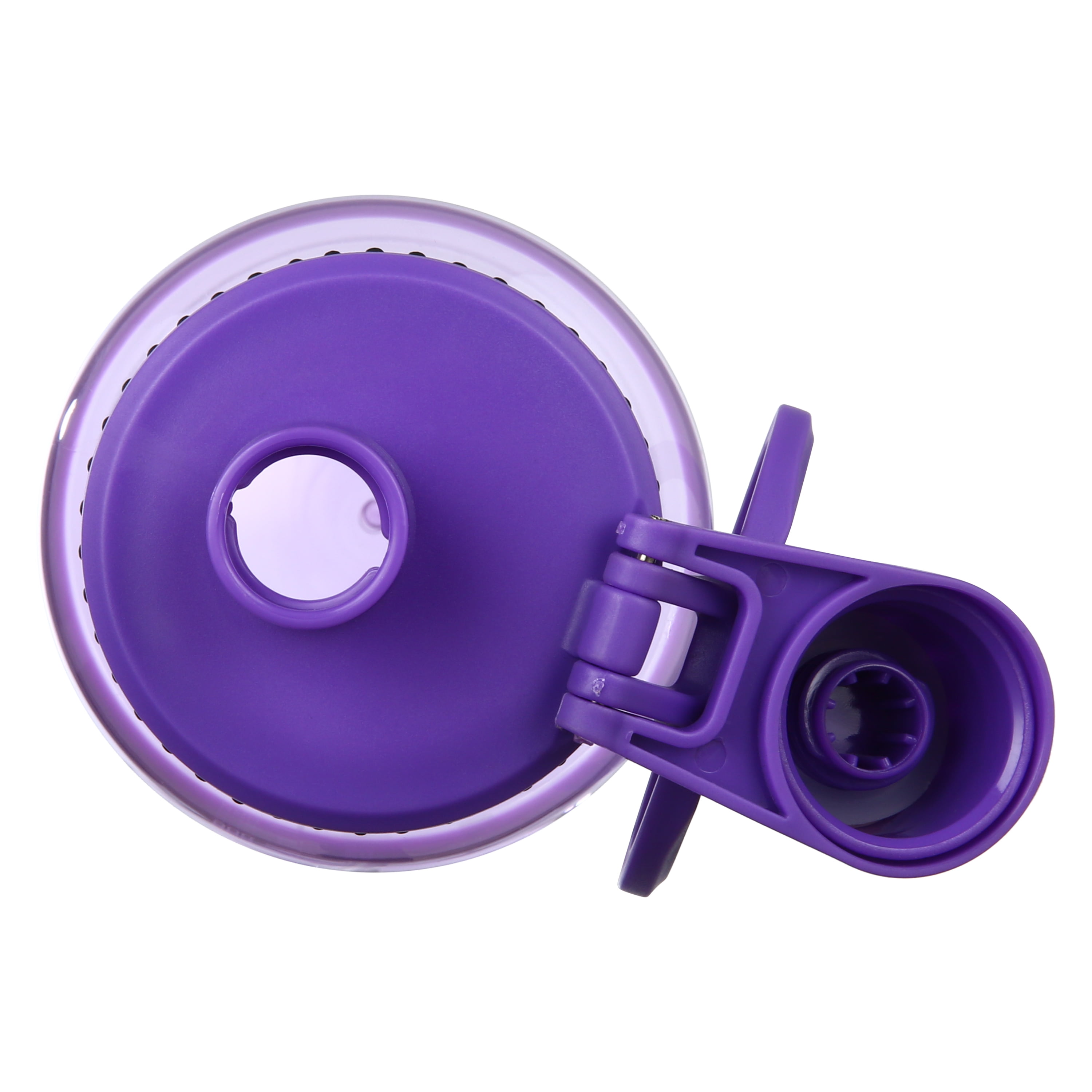 Mainstays 34oz Purple Plastic Wide Mouth Sports Water Bottle with Twist Top Lid, MS Black Sports Bottle