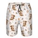 thumbnail image 3 of Balery Fall Squirrel Traje de Baño Estilo Hawaiano para Hombre, Shorts de Secado Rápido con Bolsillos-XX-Large, 3 of 6
