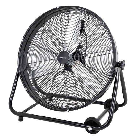 Ventilador De Piso Industrial Kingsman FLR30 30 Pulgadas Aluminio
