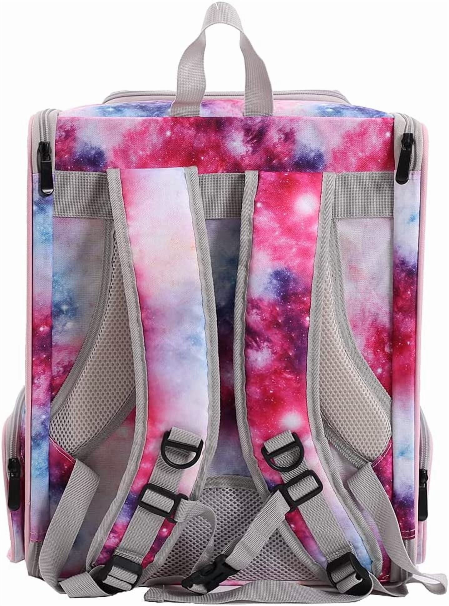 LAIRIES Small Breathable Cat Backpack Carrier, Star Pink, 16 lb Limit