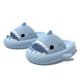 thumbnail image 1 of Feslishoet zapatillas de tiburón para hombre y mujer, zapatos suaves con plataforma de nube para playa, toboganes de baño para interiores, mulas de verano para exteriores de EVA Qiuyongming unisex, 1 of 2