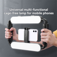 thumbnail image 3 of Smartphone Video Rig Light Photography LED Video Light Handheld Phone Selfie Light with Stabilizer Bracket Vlog Grip, 3 of 8