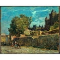 thumbnail image 2 of Walter Griffin 18x15 Gold Ornate Wood Frame and Double Matted Museum Art Print Titled - Carcassonne, 2 of 4