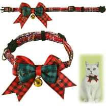 Pet Christmas Cat Bow tie Scarf Collar | Christmas Cat Dog Pet Dress-Up Accessories and Pet Parties Dress