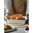 thumbnail image 4 of DOWAN Casserole Dish, 9x13 Ceramic Baking Dish, Large Lasagna Pan Deep for Oven, 4.2 Quarts Baking Pan with Handles, Oven Safe and Durable Bakeware for Lasagna, Home Decor, Wedding Gift, White, 4 of 7