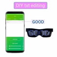 thumbnail image 3 of Minnieouse Las gafas LED inalámbricas verdaderas luminosas se iluminan con el control de la aplicación que brilla intensamente Carnival Club Lentes azul Minnieouse JJ25635-03B, 3 of 5